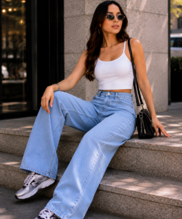 Trending Straight Fit Jeans for Girls & Women