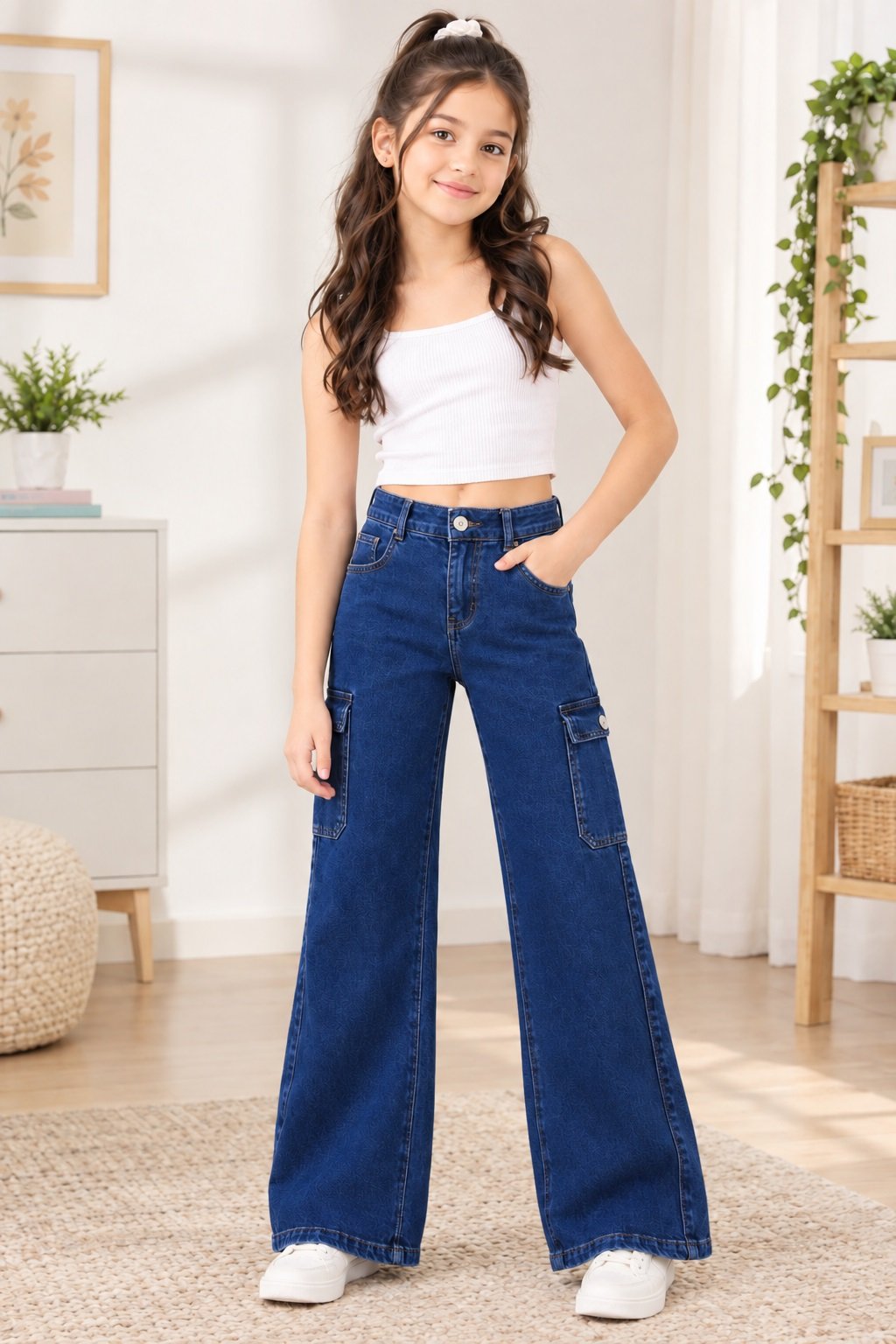 Trending strechable 6 pocket jeans for Kids. - Image 3
